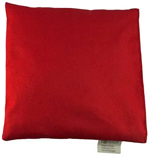 Kirschkernkissen Bonblatt Bio von ® – 19×19 cm, Rot