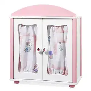 Puppenschrank Howa aus Holz incl. Kleiderbügel 2601