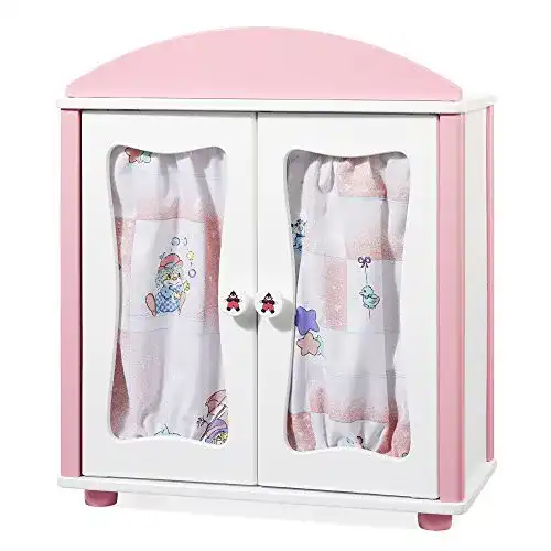 Puppenschrank Howa aus Holz incl. Kleiderbügel 2601