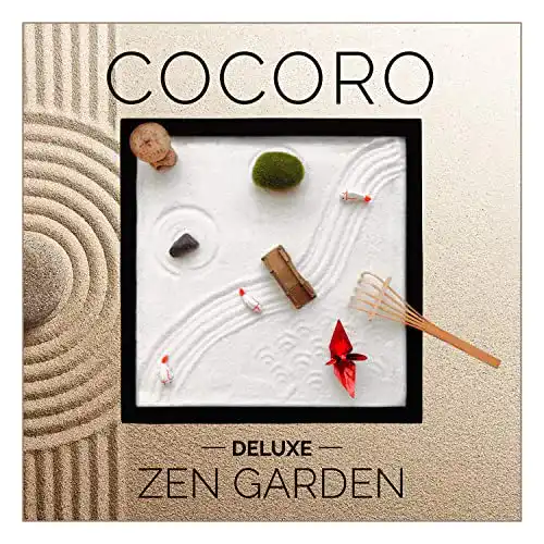 Zen-Garten COCORO Schreibtisch Zen Garten 25 cm x 25 cm