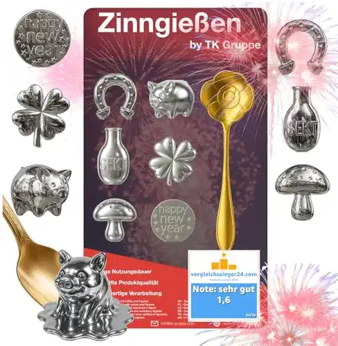 Zinngiessen TK Gruppe Timo Klingler 6er Zinngießen mit Zinn