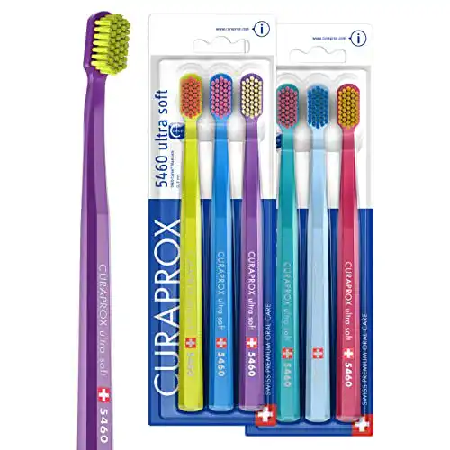 Curaprox-Zahnbürste Curaprox 6 x Zahnbürste CS 5460 Ultra Soft
