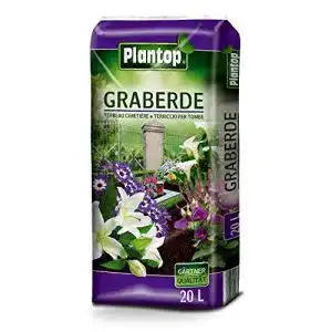Graberde Plantop 20 Liter Blumenerde Spezialerde ohne Rußzusatz