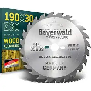 Sägeblatt (190×30) QUALITÄT AUS DEUTSCHLAND Bayerwald