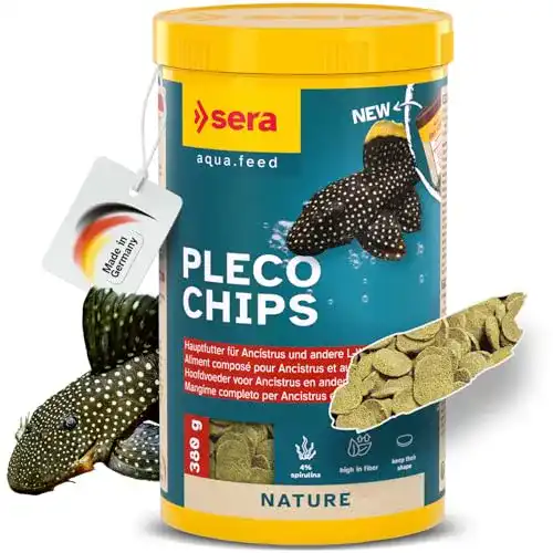 Welsfutter sera Wels-Chips Nature 1.000 ml (380 g) – Formstabil