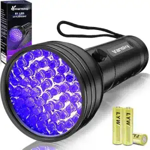 UV-Taschenlampe Vansky UV Schwarzlicht mit 51 LEDs