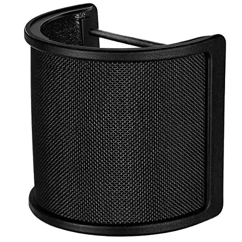 Popschutz Tuloka Mikrofon Mic Pop Filter mit Schaumschicht