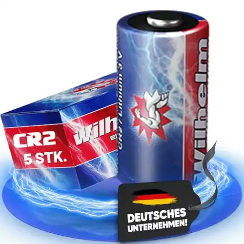 CR2-Batterie Wilhelm 5 x CR2 3V Lithiumbatterie CR2A DLCR2