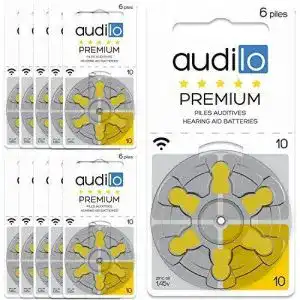 Hörgeräte-Batterien-10 Audilo Premium Hörgerätebatterien