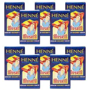 Henna-Pulver Hennedrog Henne Henna Fiery Red Auburn Henna