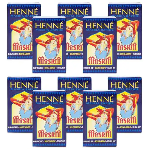 Henna-Pulver Hennedrog Henne Henna Fiery Red Auburn Henna