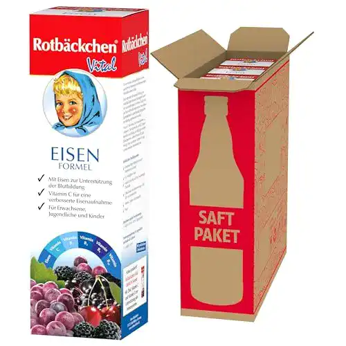 Eisensaft Rotbäckchen Vital Eisen Formel, 3 x 450 ml