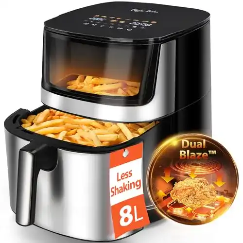 Heißluftfritteuse für 4 Personen Set