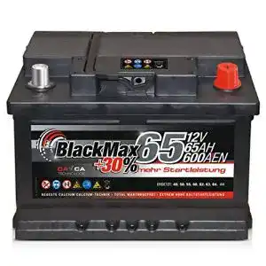 Autobatterie 65Ah BlackMax Starterbatterien