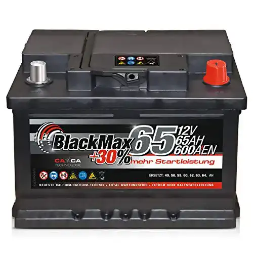 Autobatterie 65Ah BlackMax Starterbatterien