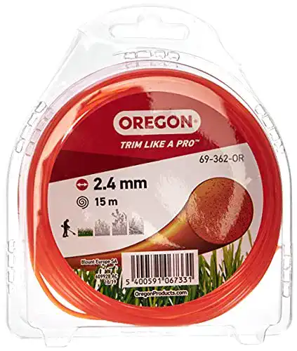 Mähfaden Oregon für Rasentrimmer mit rundem Querschnitt
