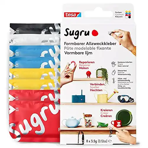 Tesa-Sugru tesa Sugru by – Formbarer Allzweckkleber, 8er-Pack, 8 x