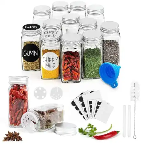 Die beste Gewürzgläser RUBY Gewürze Aufbewahrung Set, 12 Stück 120ml 2026 Test Bestseller Gewürzgläser RUBY Gewürze Aufbewahrung Set, 12 Stück 120ml