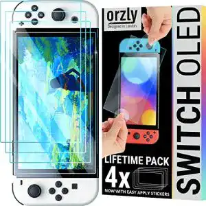 Nintendo-Switch-Schutzfolie Orzly Displayschutzfolie für Nintendo