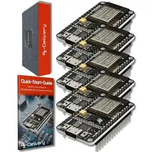 Esp8266 AZDelivery 5 x NodeMCU Amica Modul V2 ESP-12F WiFi