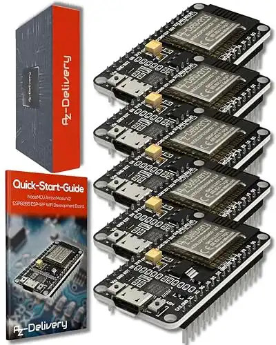 Esp8266 AZDelivery 5 x NodeMCU Amica Modul V2 ESP-12F WiFi