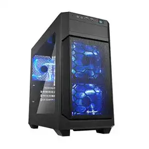 Micro-ATX-Gehäuse Sharkoon V1000 Window, schwarz