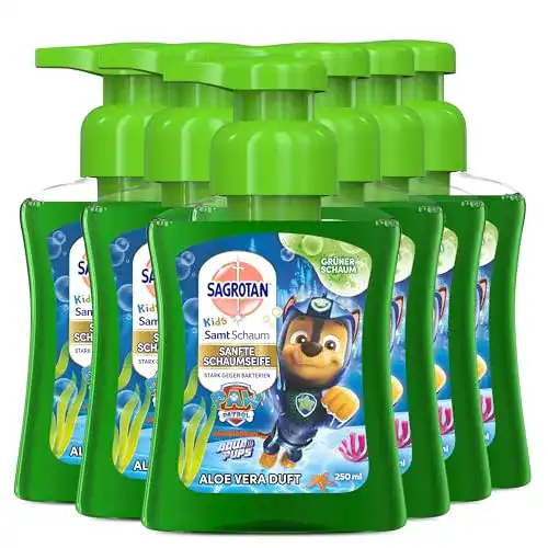 Schaumseife Sagrotan Kids Samt Aloe Vera Paw Patrol Edition 6 x