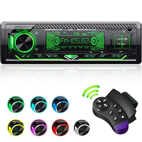 Autoradio mit CD CENXINY Autoradio mit Bluetooth, 7 Farben Licht