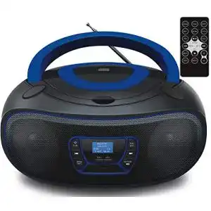 CD-Player mit Fernbedienung ecosa DAB+ Tragbarer CD-Player