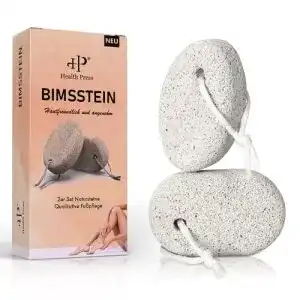 Bimsstein Health Press Fußpflege 2er-Set Hornhautentferner Grob
