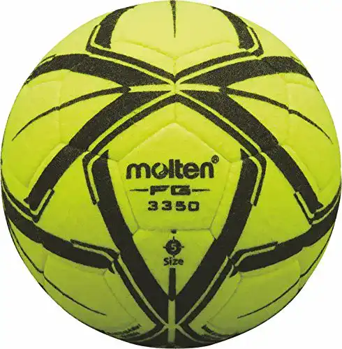 Hallenfußball Molten FG3350 Fußball, Gelb/Schwarz, 5