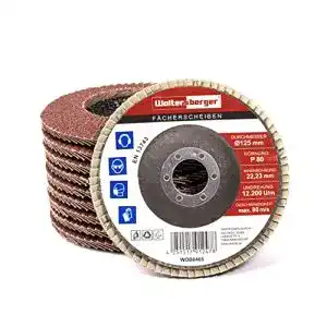 Fächerscheiben 125 Woltersberger ® Fächerscheiben Korn 80