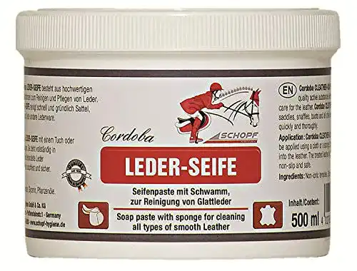 Lederseife Schopf 301166 Zaumzeug und Sattelpflege, 500 ml