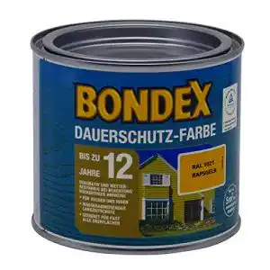 Bondex-Farbe Bondex Dauerschutz Farbe, 0,5 Liter in rapsgelb RAL 1021
