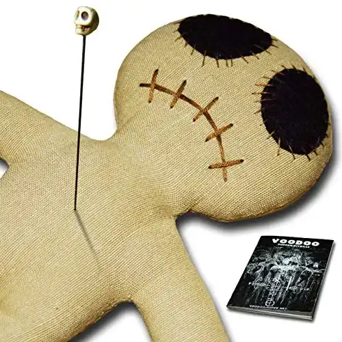Voodoo-Puppe Unbekannt Dead Eye Doll raw mit Voodoo Nadel