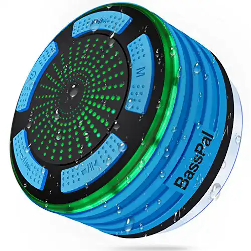 Badradio BassPal Dusche Lautsprecher, wasserdicht IPX7 Tragbar