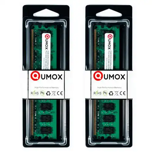 DDR2-RAM QUMOX @ 2X 2GB 4GB DDR2 800MHz PC2-6400