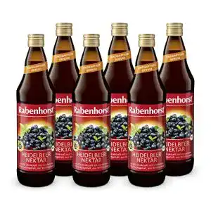 Heidelbeersaft Rabenhorst Bio Heidelbeer-Nektar, 6er Pack (6 x 0.7 l)