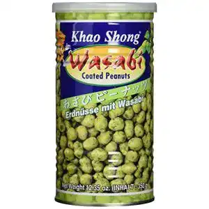 Erdnüsse Khao Shong mit Wasabi, knackig, (4 x 350 g Dose)