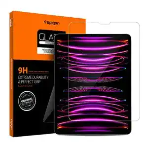 iPad-Pro-12.9-Panzerglas Spigen Glas.tR Slim Panzerglas kratzfest