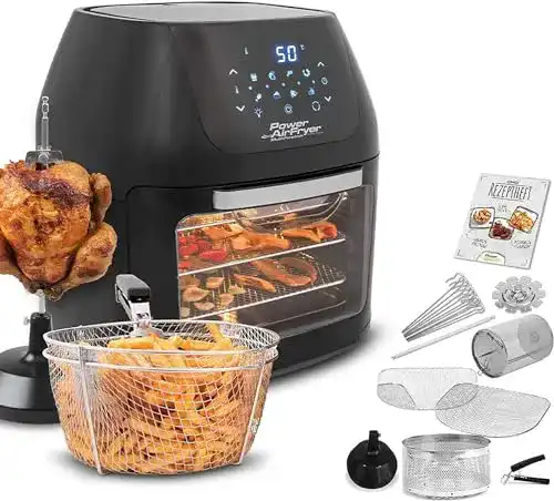 Heißluftfritteuse mit Drehkorb Mediashop PowerXL Air Fryer