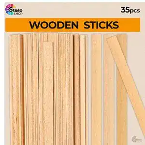 Holzleisten StesoSHOP Holz-Bastelstäbchen in Premium-Qualität