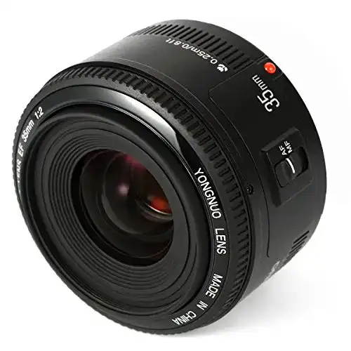 Die beste Festbrennweite YONGNUO YN35mm F2 Objektiv 1: 2 AF/MF 2026 Test Bestseller Festbrennweite YONGNUO YN35mm F2 Objektiv 1: 2 AF/MF