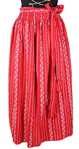 Dirndlschürze Stockerpoint Damen Schürze SC-195, Rot, 2