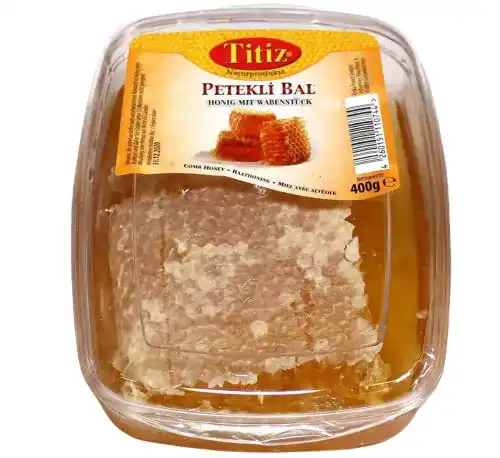 Wabenhonig Titiz 4 x 400g Bienen Natur Waben Honig, Türkei