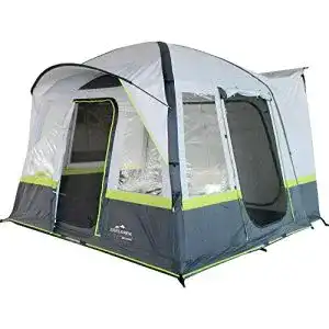 Busvorzelt EXPLORER Zelt Luftzelt Trouper aufblasbares Familienzelt Mobilzelt 300x300x210cm (9m²) 4 Personen 3000mm