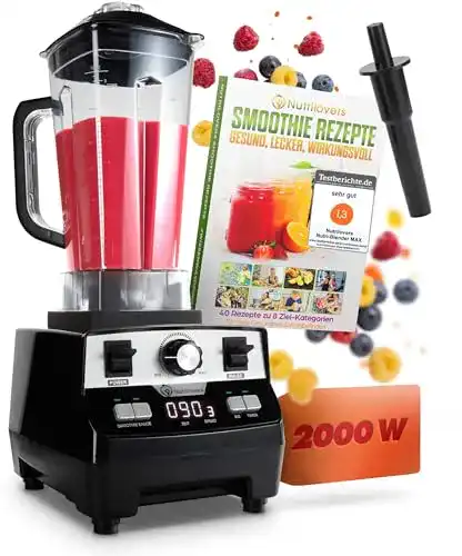 Standmixer 2.000 Watt Nutrilovers NUTRI-BLENDER MAX 2L Tritan