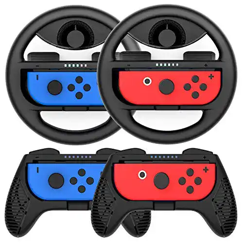 Nintendo-Switch-Lenkrad COODIO Switch Lenkrad und Griff, Switch