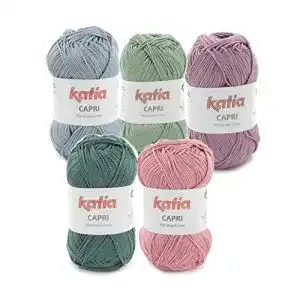 Katia-Wolle 12fadenline Katia Capri 100% Baumwolle