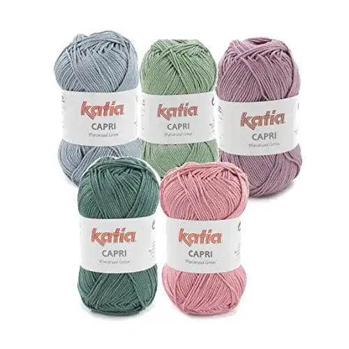 Katia-Wolle 12fadenline Katia Capri 100% Baumwolle